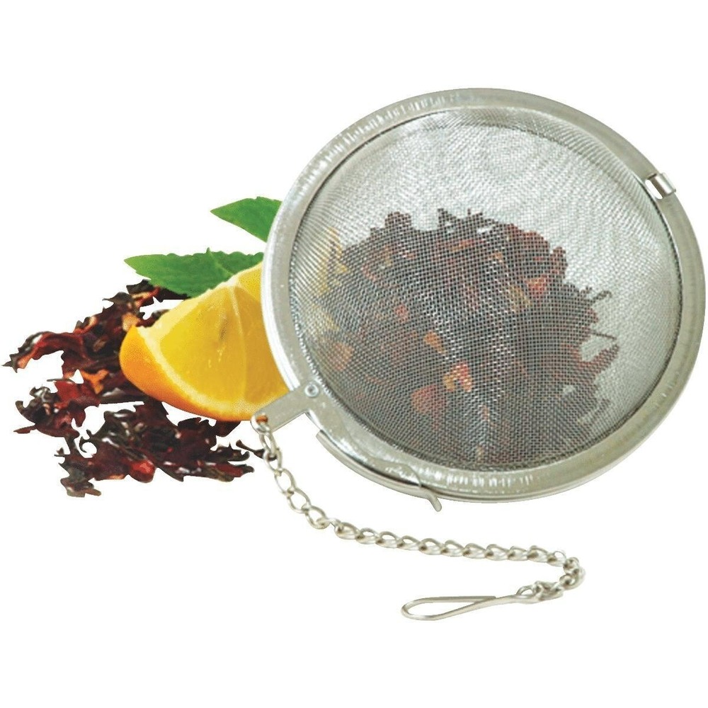 Norpro  Stainless Steel Tea Infuser Mesh Ball 3"‎ with Chain